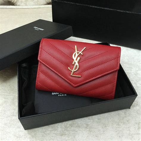 ysl red envelope|YSL envelope wallet.